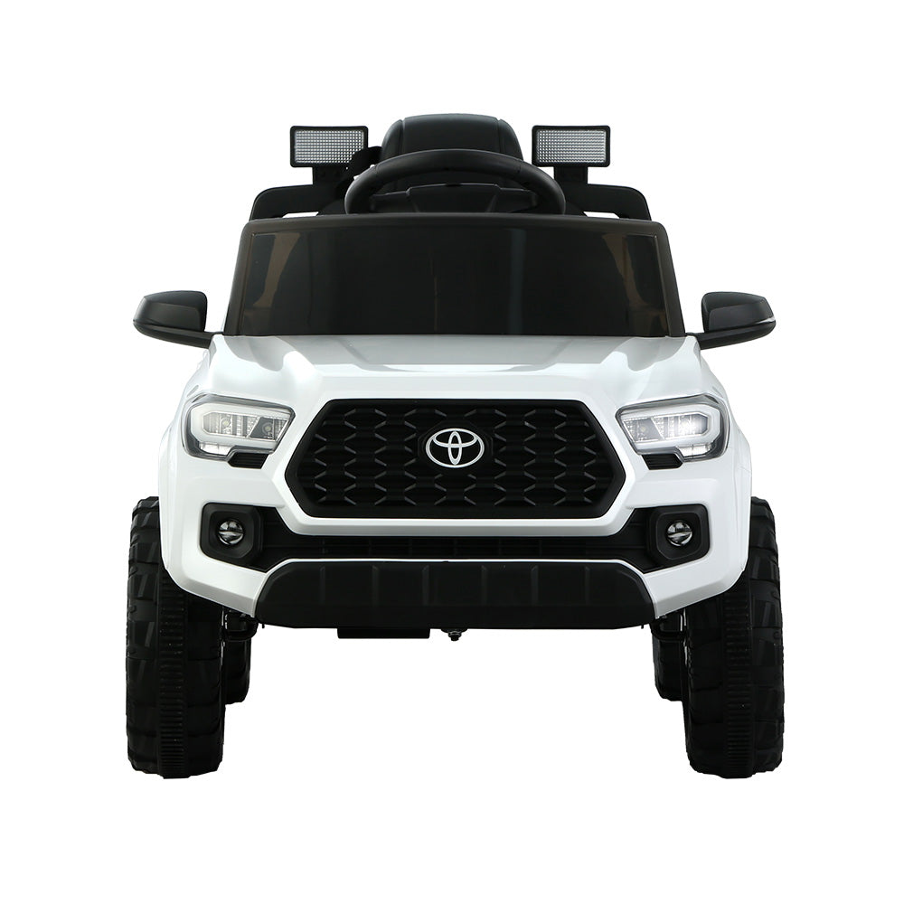 Kids Electric Ride On Car Toyota Tacoma Off Road Jeep Toy Cars Remote 12V White