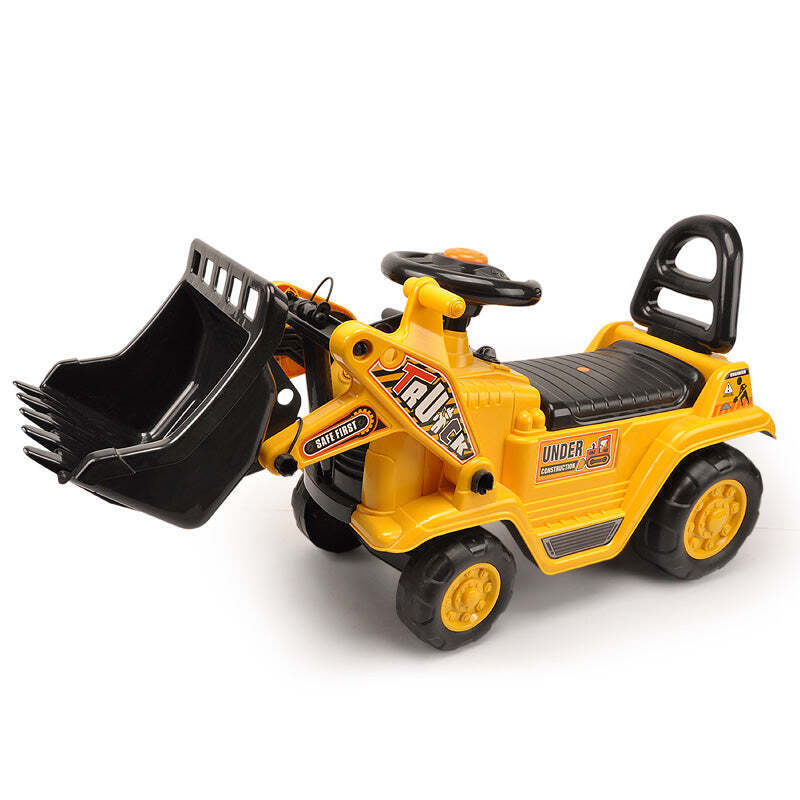 gear stick riding Ride-on Children's Digger (Yellow) w/ Interactive Gear Stick & Scoop – LittleCruisers.com.au